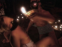 picture of Night between mystical woman.
