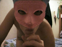 picture of The vixen in pink mask.
