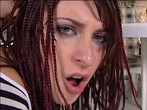 porn 19 year old brunette with braids and pierced himself up