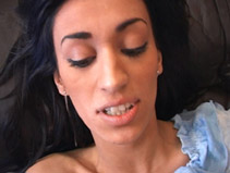 porn Is a beurette cummed on